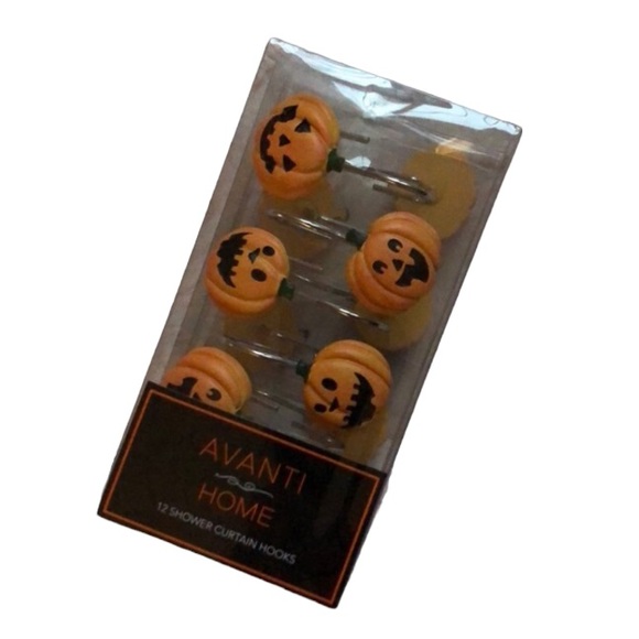 Avanti Other - NEW! Avanti Halloween Jack O Lanterns Shower Curtain Hooks